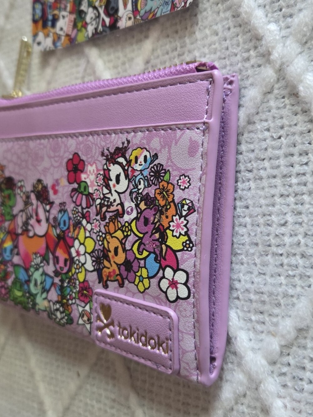 Tokidoki Unicorno Floral Cardholder Wallet - Picture 4 of 11